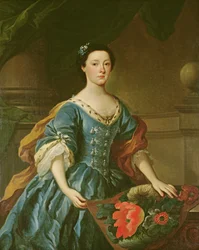 Retrato de Jane Allgood, c.1745-50